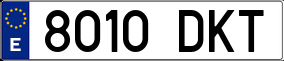 Truck License Plate